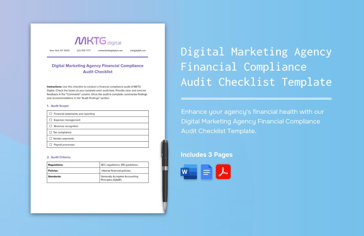 Internal Audit Checklist Template in Excel, Google Sheets - Download ...